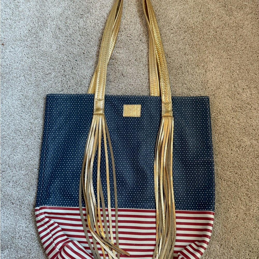 Freshly picked leather bag